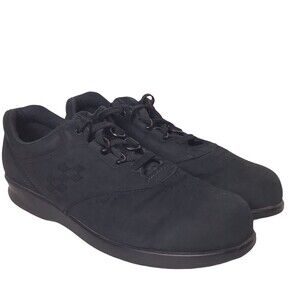 SAS Tripad Free Time Womens Size 10 S Narrow Black Suede Tripad Comfort Shoes